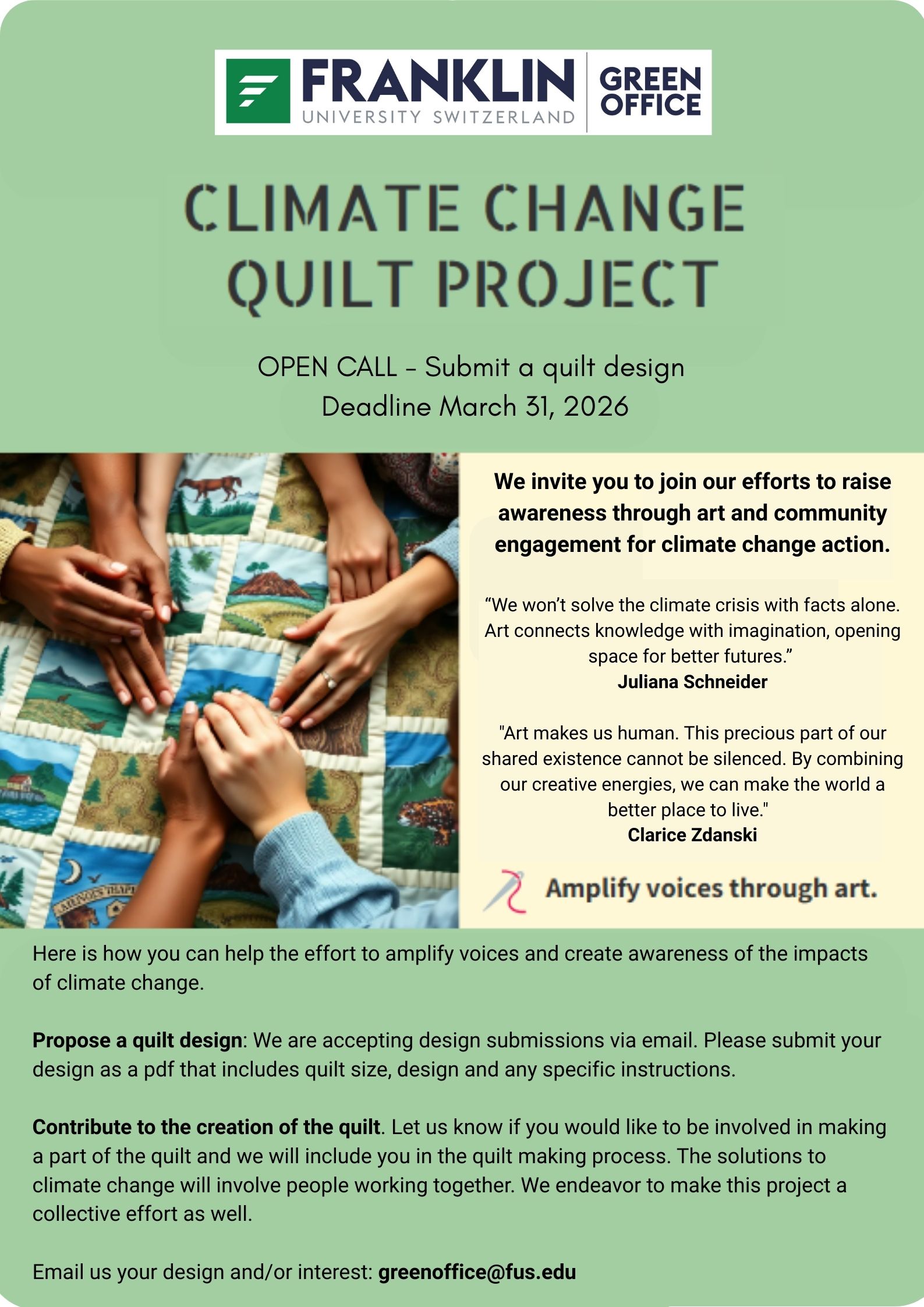 Climate Change Quilt Project