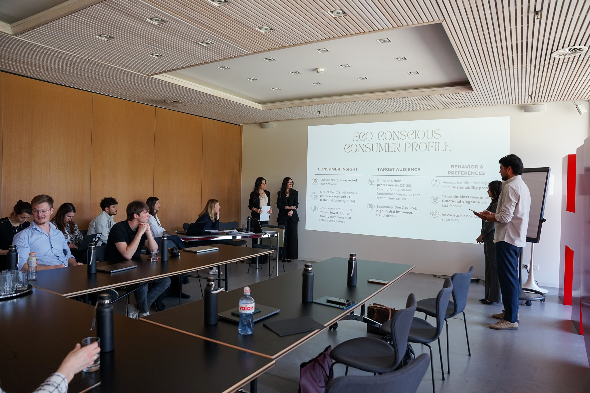 Hugo Boss students in Coldrerio 
