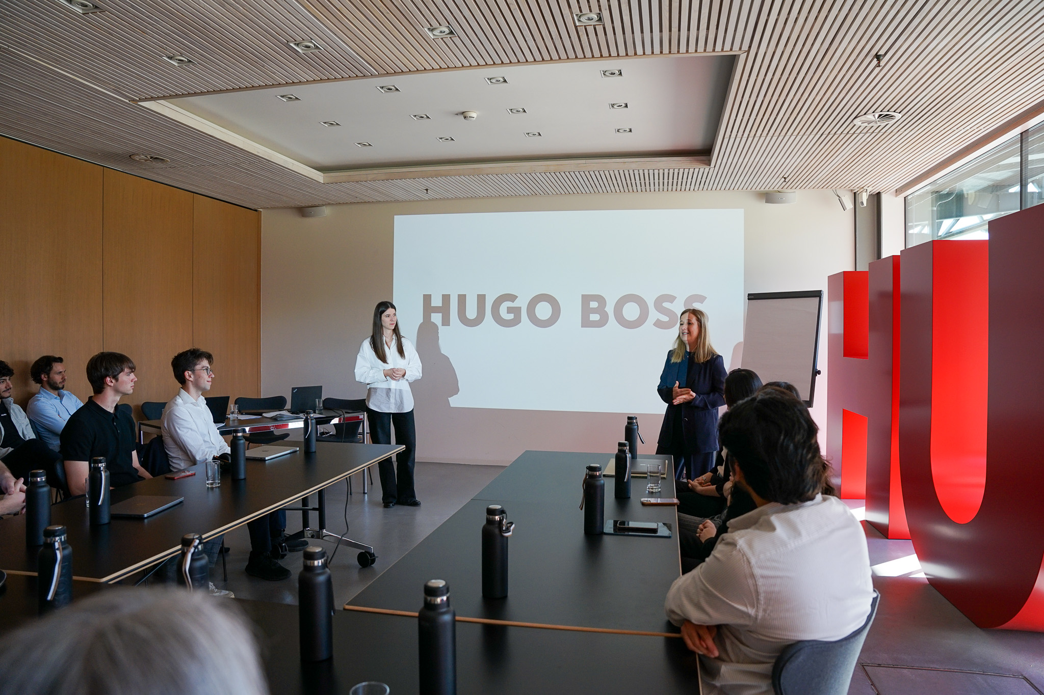 Hugo Boss students in Coldrerio 