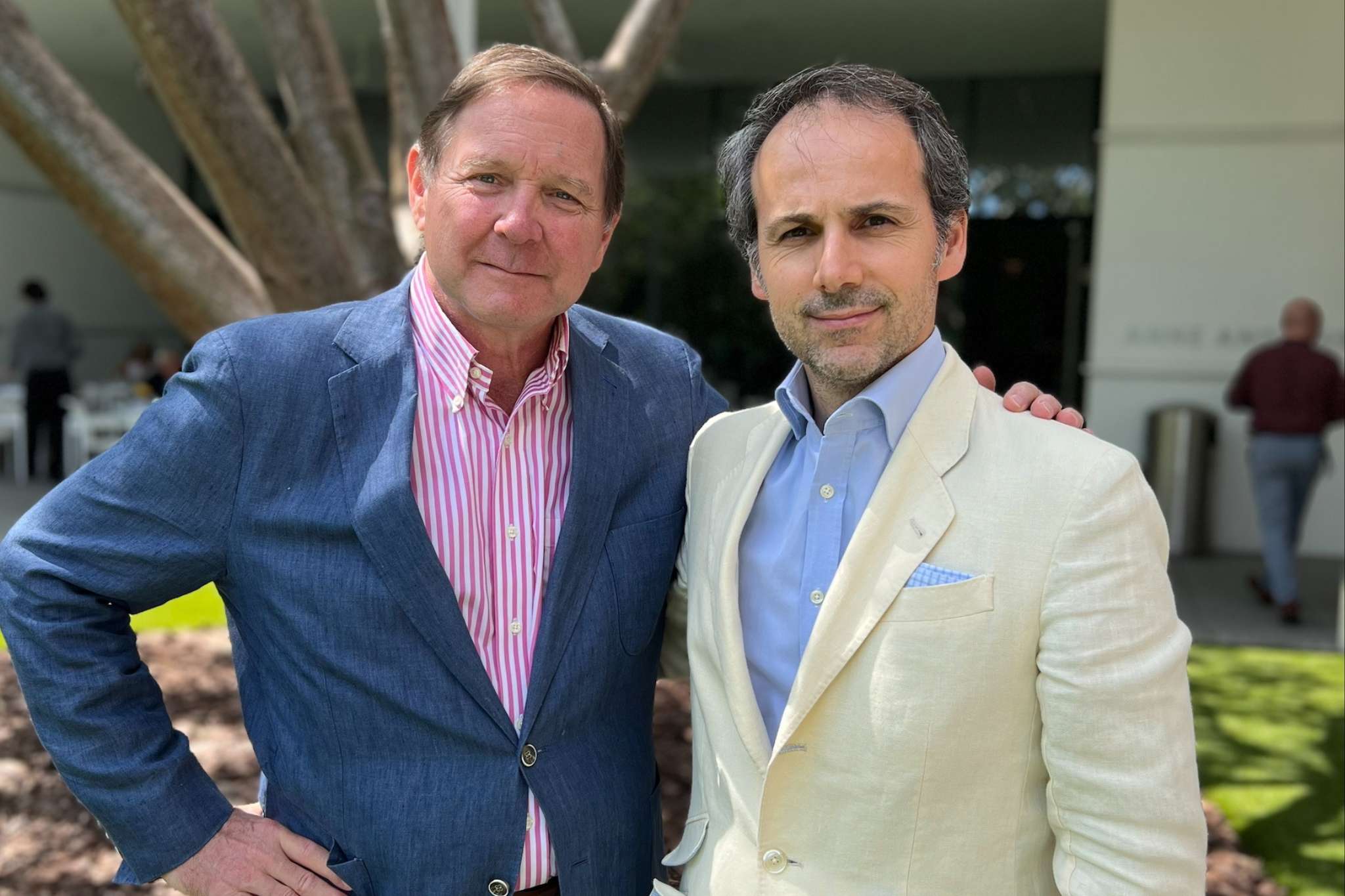 President Martín-Barbero and Chairman Paul Lowerre '77