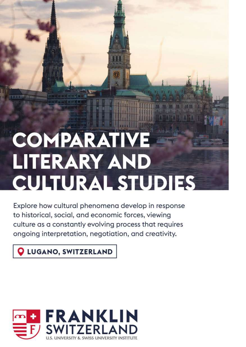 Brochure for Comparative Literary and Cultural Studies
