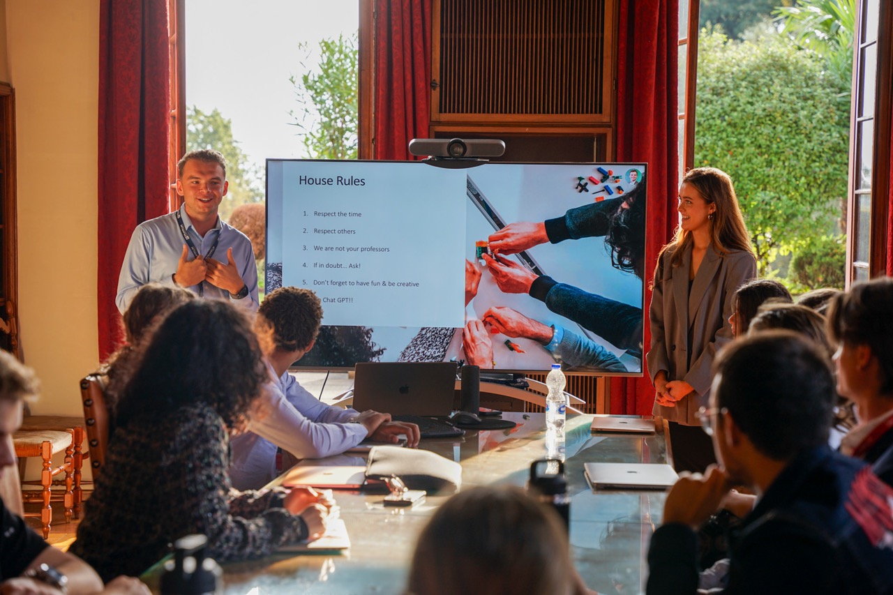 Students during the workshop