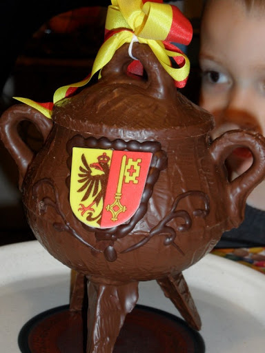 A chocolate pot