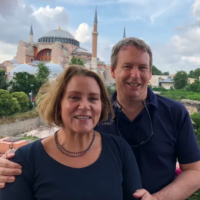 Debbie and Dean Peterson in Istanbul