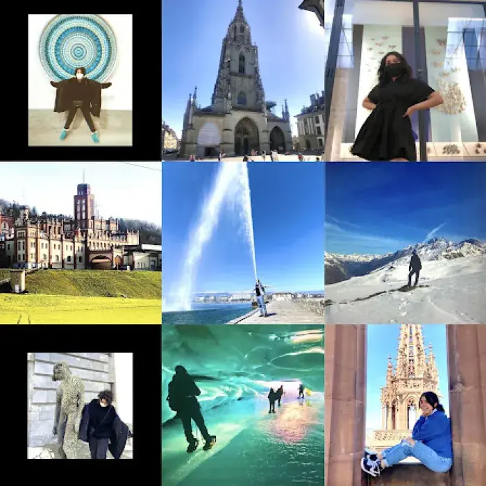 9 Pictures from the different Academic Travels