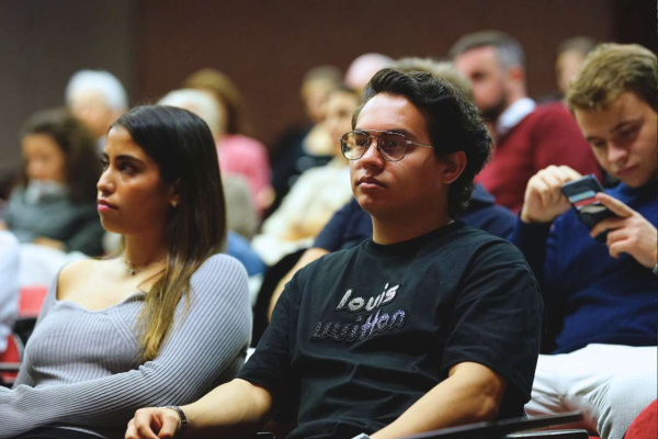 Students in the audience