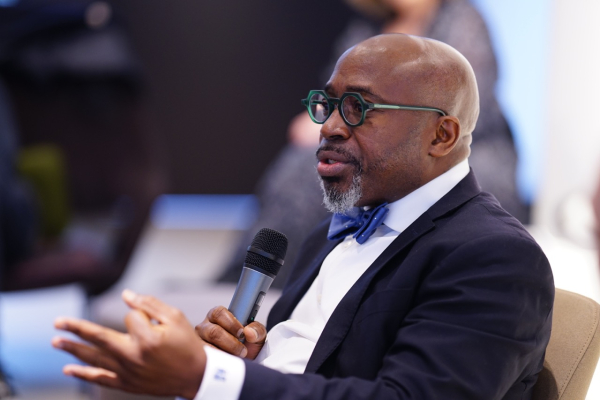 Dr. Olu Q. Menjay, PResident and CEO of William V. S. Tubman University, Liberia