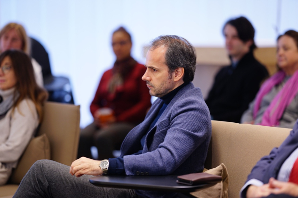Samuel Martín-Barbero, President of Franklin University Switzerland, attending the conference