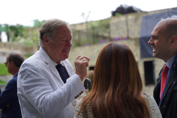 Donor Kevin McNeely talking