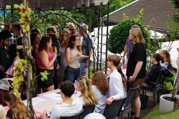Students talking
