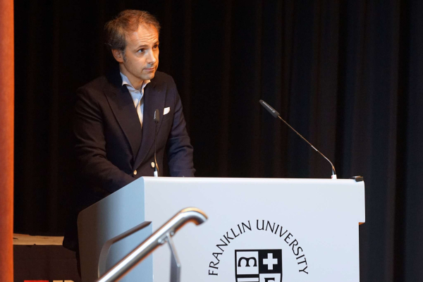 President Samuel Martín-Barbero in his conclusive remarks.