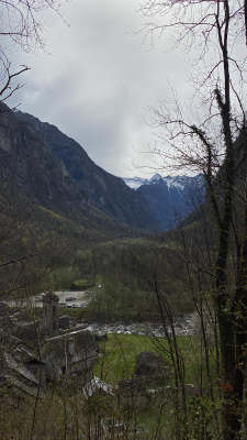 Professors Silvia Piccinelli and Patrick Della Croce organized a field trip to Val Maggia for three environmental science classes. 